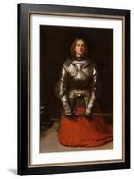 Joan of Arc-John Everett Millais-Framed Art Print