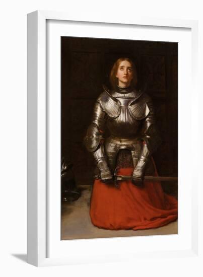 Joan of Arc-John Everett Millais-Framed Art Print