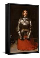 Joan of Arc-John Everett Millais-Framed Stretched Canvas