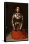 Joan of Arc-John Everett Millais-Framed Stretched Canvas