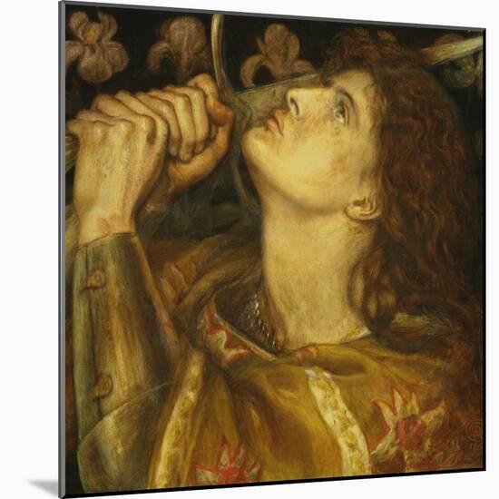 Joan of Arc-Dante Gabriel Rossetti-Mounted Giclee Print