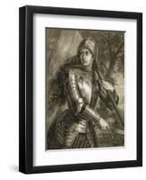 Joan of Arc-null-Framed Premium Giclee Print