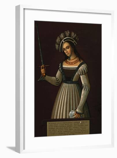 Joan of Arc-null-Framed Giclee Print