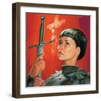 Joan of Arc-McConnell-Framed Giclee Print