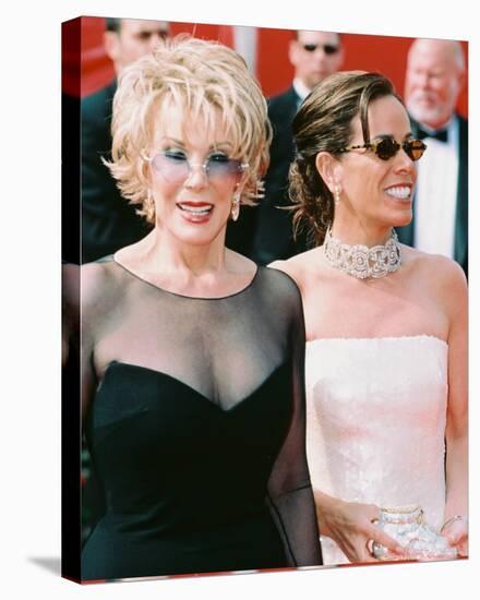 Joan Rivers And Melissa Rivers-null-Stretched Canvas