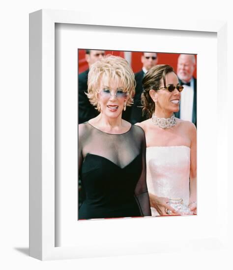 Joan Rivers And Melissa Rivers-null-Framed Photo