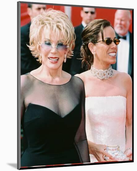 Joan Rivers And Melissa Rivers-null-Mounted Photo