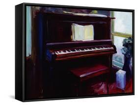 Joan's Piano-Pam Ingalls-Framed Stretched Canvas