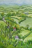 View from Mount Gargan, Limousin,France 2010-Joan Thewsey-Giclee Print