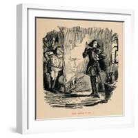 'Joan trying it on',-John Leech-Framed Giclee Print