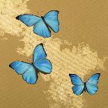 Pair of Butterflies on Gold-Joanna Charlotte-Art Print