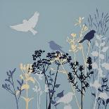Wisteria with House Finch-Joanna Charlotte-Giclee Print