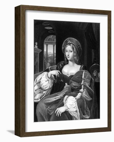 Joanna Colonna-Raffaello Sanzio-Framed Art Print