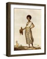 Joanna, Engraved by T. Holloway, Published 1806-John Gabriel Stedman-Framed Giclee Print