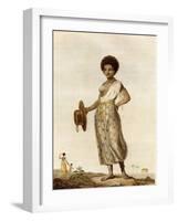 Joanna, Engraved by T. Holloway, Published 1806-John Gabriel Stedman-Framed Giclee Print