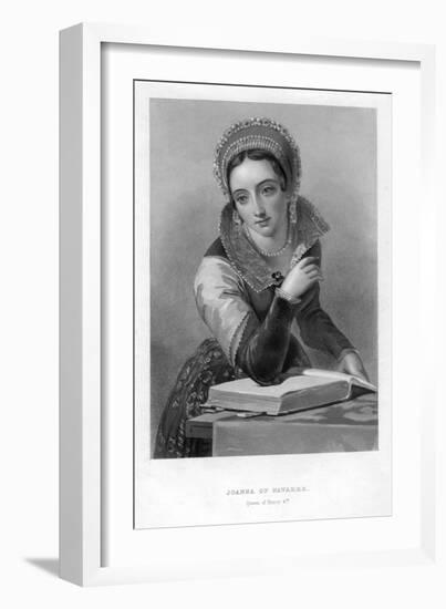 Joanna of Navarre, Queen of King Henry IV of England-null-Framed Giclee Print