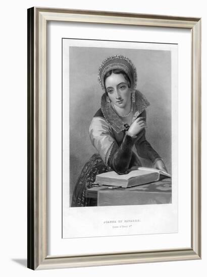Joanna of Navarre, Queen of King Henry IV of England-null-Framed Giclee Print