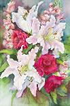 Roses, Lilies and Snapdragons-Joanne Porter-Giclee Print