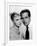 JOANNE WOODWARD AND PAUL NEWMAN in the 50's (b/w photo)-null-Framed Photo