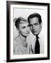 JOANNE WOODWARD AND PAUL NEWMAN in the 50's (b/w photo)-null-Framed Photo