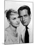 JOANNE WOODWARD AND PAUL NEWMAN in the 50's (b/w photo)-null-Mounted Photo