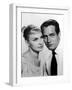 JOANNE WOODWARD AND PAUL NEWMAN in the 50's (b/w photo)-null-Framed Photo