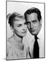 JOANNE WOODWARD AND PAUL NEWMAN in the 50's (b/w photo)-null-Mounted Photo