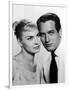 JOANNE WOODWARD AND PAUL NEWMAN in the 50's (b/w photo)-null-Framed Photo