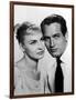 JOANNE WOODWARD AND PAUL NEWMAN in the 50's (b/w photo)-null-Framed Photo