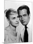 JOANNE WOODWARD AND PAUL NEWMAN in the 50's (b/w photo)-null-Mounted Photo