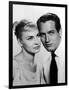 JOANNE WOODWARD AND PAUL NEWMAN in the 50's (b/w photo)-null-Framed Photo