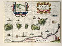 Map Showing the Molucca Islands Off Halmahera, 1640-Joannes Jansson-Giclee Print