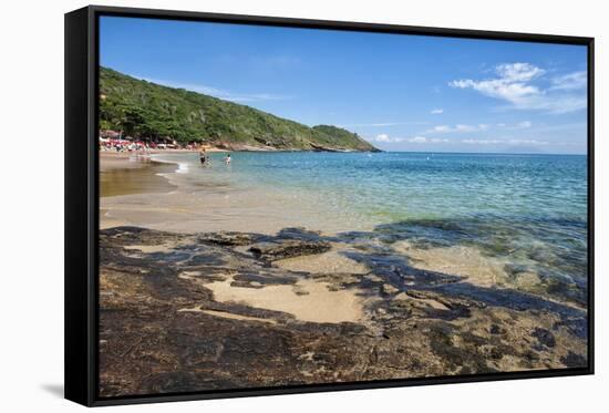 Joao Fernandes Beach, Buzios, Rio De Janeiro State, Brazil, South America-Gabrielle and Michel Therin-Weise-Framed Stretched Canvas