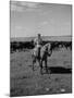 Joao Goulart Riding a Horse on His Ranch at Rio Grande Do Sul-Dmitri Kessel-Mounted Photographic Print