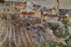 Terraced Village', ca. 1909, Oil on canvas, 121 x 164 cm-JOAQUIM MIR TRINXET-Poster