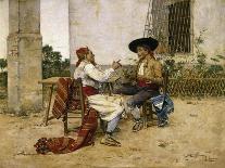 Two Inhabitants of the Valencia Huerta, 1880-1890-Joaquin Agrasot-Framed Giclee Print