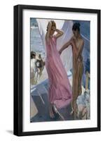 JOAQUIN SOROLLA/ After the Bath, 1909. Location: MUSEO SOROLLA, MADRID, SPAIN-Joaquin Sorolla-Framed Premium Giclee Print