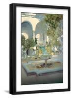 Joaquin Sorolla/ Garden of the artist's house. MUSEO SOROLLA MADRID ESPAÑA-Joaquin Sorolla-Framed Premium Giclee Print