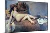 Joaquin Sorolla/ Nude, 1885. Oil on canvas. Museum de Bellas Artes, Valencia.-Joaquin Sorolla-Mounted Poster