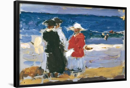 Joaquin Sorolla/ San Sebastian Beach, Sorolla Museum, Madrid. MUSEO SOROLLA MADRID ESPAÑA-Joaquin Sorolla-Framed Poster