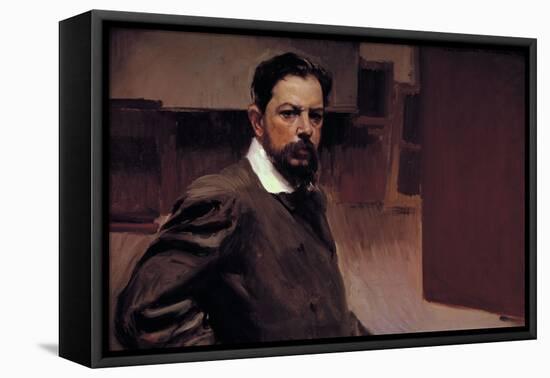 Joaquin Sorolla, Selfportrait I, oil on canvas, 1904. Museum: MUSEO SOROLLA-Joaquin Sorolla-Framed Stretched Canvas