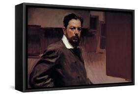 Joaquin Sorolla, Selfportrait I, oil on canvas, 1904. Museum: MUSEO SOROLLA-Joaquin Sorolla-Framed Stretched Canvas