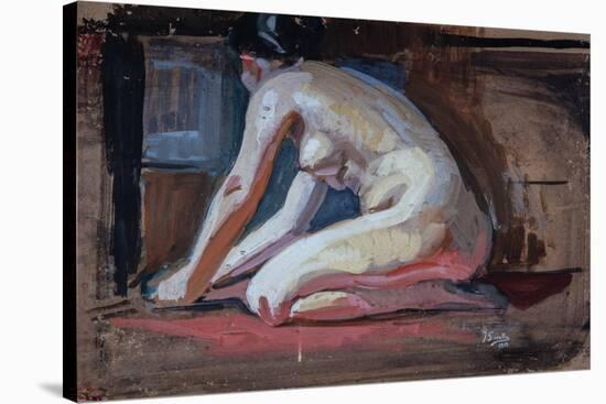 Joaquin Sorolla/ Work of Sorolla, 1919. Museum de Bellas Artes of Valencia.-Joaquin Sorolla-Stretched Canvas