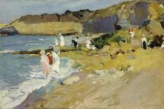 the beach of la OCncha in San Sebastian, 1912-Joaquin Sorolla y Bastida-Giclee Print