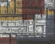 Locomotive Construction, 1930-Joaquin Torres-garcia-Framed Giclee Print