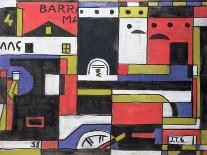 Abstract City-Joaquin Torres-Garcia-Giclee Print