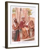 Joash Reading the Law-Henry Ryland-Framed Giclee Print