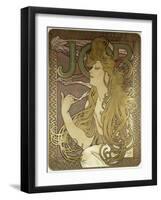 Job, 1896-Alphonse Mucha-Framed Giclee Print