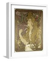 Job, 1896-Alphonse Mucha-Framed Giclee Print