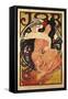 Job', 1898, Printed by F, Champenois-Alphonse Mucha-Framed Stretched Canvas